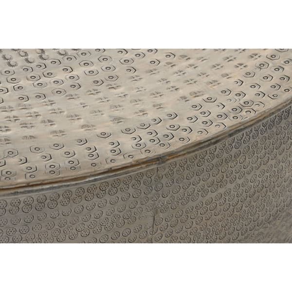 Sofabord Home ESPRIT Gylden Aluminium 90 x 90 x 47 cm