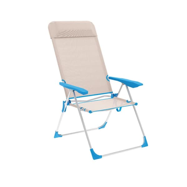 Folding Chair Marbueno Sininen Beige 69 x 109 x 58 cm