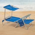 Miniatyrbild 6 av 7: Strandstol Aktive Blå 47 x 67 x 43 cm (2 antal)