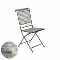 Miniatyrbillede 4 af 4: Polstrede Campingstol Kaemingk Stuttgart Hvid Brun 39 x 39 x 9 cm