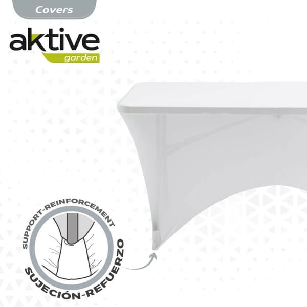 Beskyttende case Aktive Hvid 122 x 76 x 61 cm Bord Tilbehør Køretøjer Vej (6 enheder)