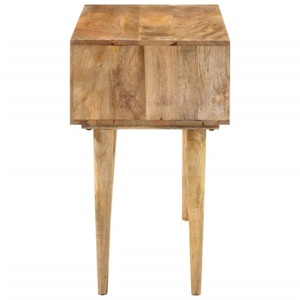 vidaXL skrivebord med skuffer 110x47x76 cm massivt mangotræ