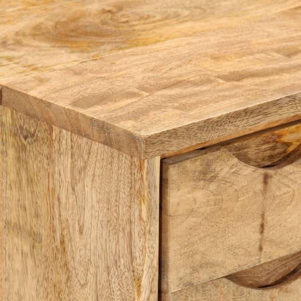 vidaXL skrivebord med skuffer 110x47x76 cm massivt mangotræ
