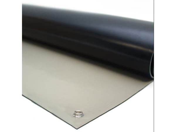 ESD-bordsmatta grå 1500x800 mm