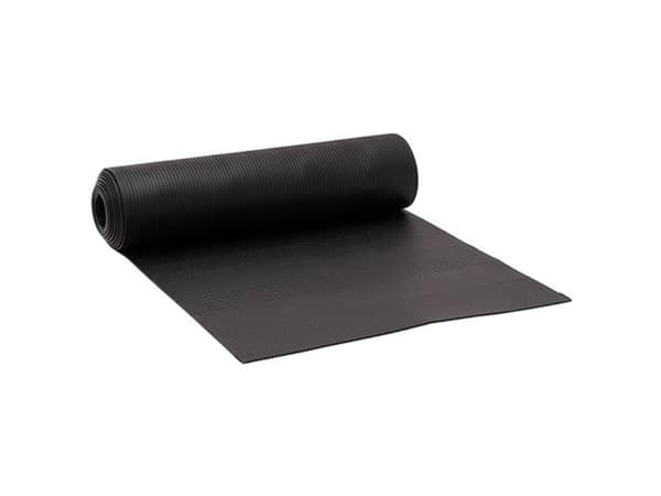 Hyldemåtte ESD sort gummi, rulle 0,6x24 meter
