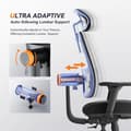 Miniatyrbild 3 av 4: NEWTRAL MAGICH002 Ergonomisk stol - Auto-Following Ryggstöd - Adaptivt nedre ryggstöd - 4D lutande armstöd