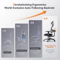 Miniatyrbild 2 av 4: NEWTRAL MAGICH002 Ergonomisk stol - Auto-Following Ryggstöd - Adaptivt nedre ryggstöd - 4D lutande armstöd