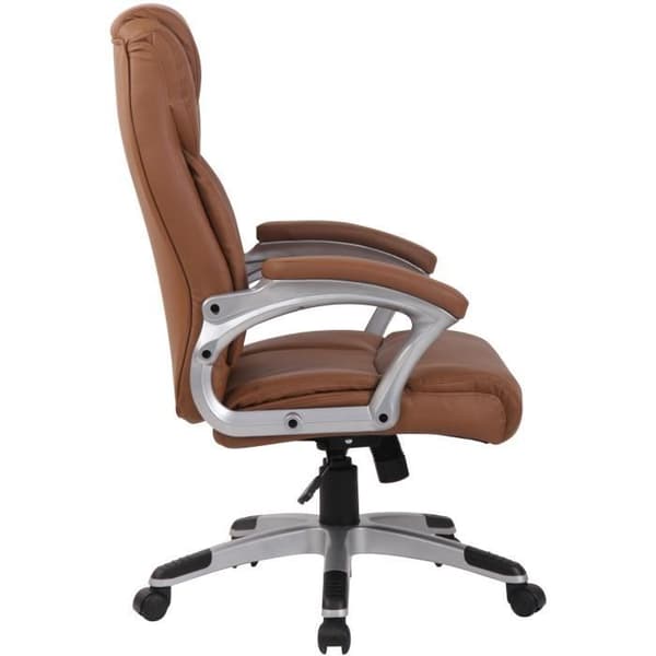 XL Texas V2 kontorsstol - CLP - konstläder - Ljusbrun - Ergonomisk - Svängbar - 180 kg