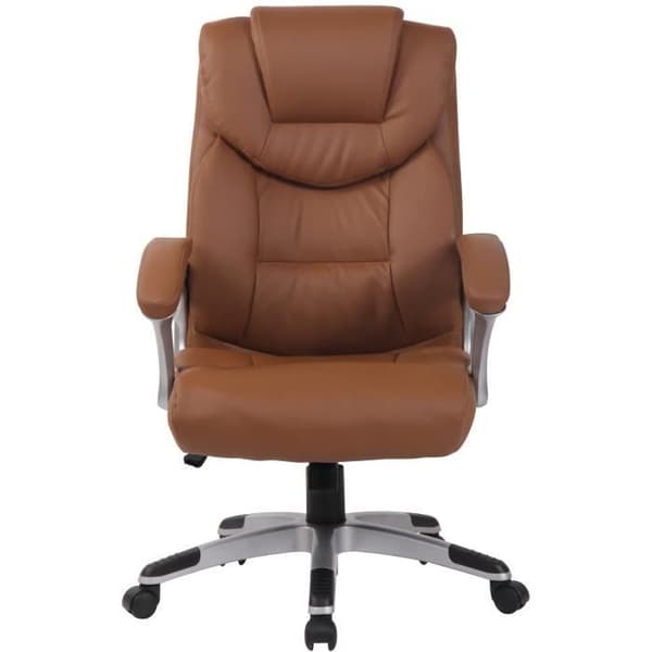 XL Texas V2 kontorsstol - CLP - konstläder - Ljusbrun - Ergonomisk - Svängbar - 180 kg