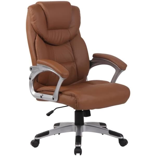 XL Texas V2 kontorsstol - CLP - konstläder - Ljusbrun - Ergonomisk - Svängbar - 180 kg
