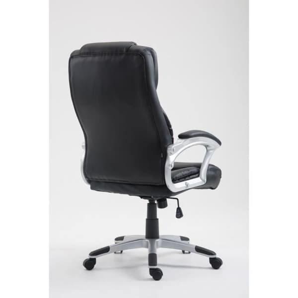 XL Texas V2 Kontorsstol konstläder - CLP - Svart - Samtida - Design - På hjul