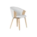 Miniatyrbild 1 av 6: Matsalsstol Home ESPRIT Vit Polyester Trä 60 x 57,5 x 79 cm