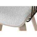 Pikkukuva 5 / 6: Ruokatuoli Home ESPRIT Valkoinen Polyesteri Puu 51 x 55 x 76,5 cm