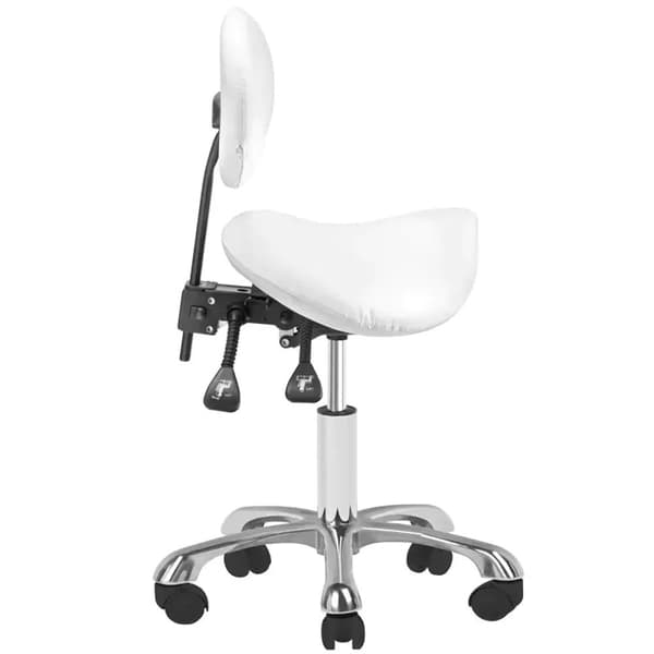 Activeshop Kosmetik sadelstol Giovanni 1025, hvid