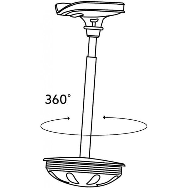 Focal Upright Pivot -aktiivituoli, musta