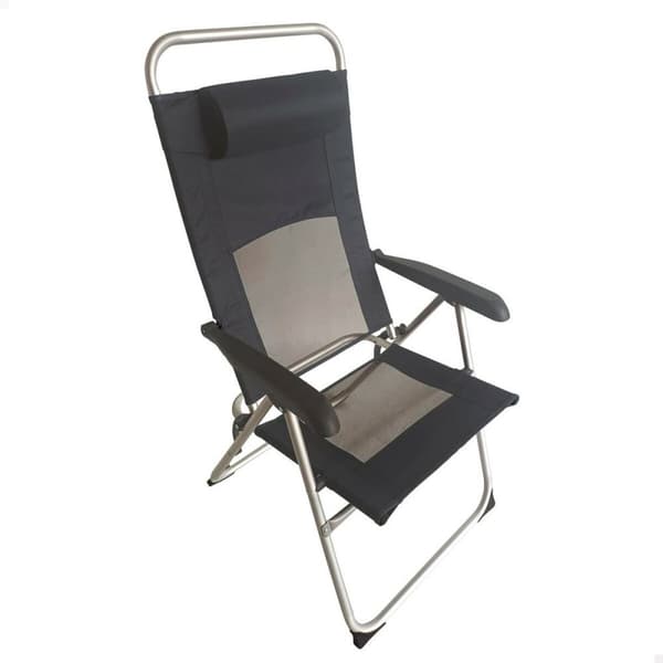Fällbar stol med nackstöd Aktive 48 x 114 x 63 cm