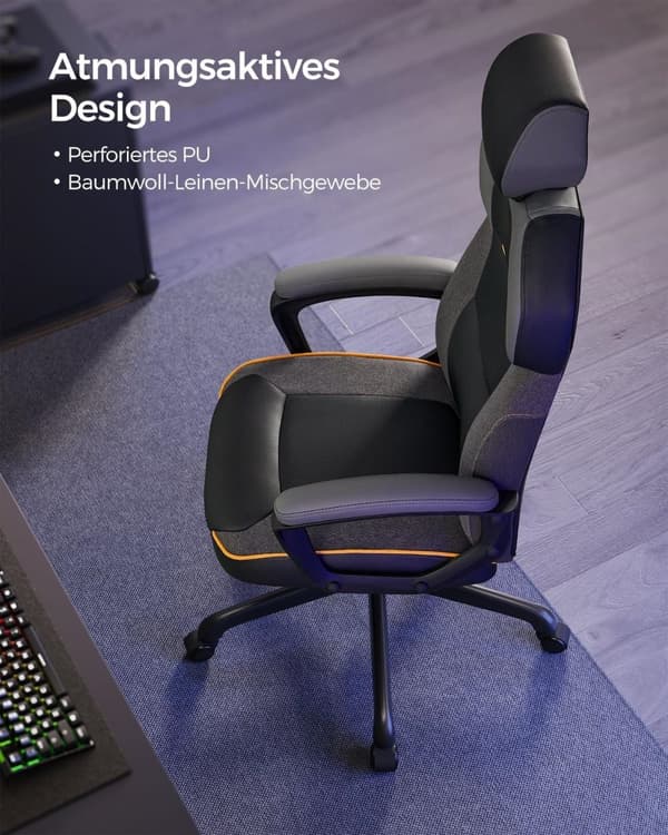 Rootz Classic Black Kontorsstol - Ergonomisk skrivbordsstol - Justerbar snurrstol - Skumkudde - 68cm x 68cm x 134,5cm