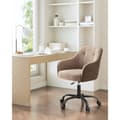 Miniatyrbillede 3 af 8: Rootz Drejestol - Lounge Chair - Rullende sæde - Ergonomisk design - 69 x 65 x 83-93cm - Stålramme - Krydsfiner - Skumpolstring