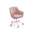 Miniatyrbillede 1 af 9: Rootz Pink Drejestol - Kontorstol - Rullestol - Stålstel - Skumpolstring - 69cm x 65cm x (83-93cm) - Justerbar højde