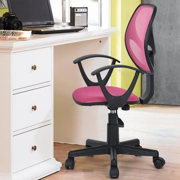Bakaji Swivel Office Stol i tyg och plast