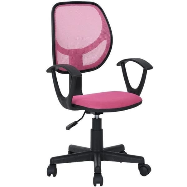 Bakaji Swivel Office Stol i tyg och plast