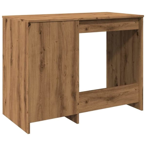 vidaXL Skrivebord artisan eik 100x50x76 cm konstruert tre
