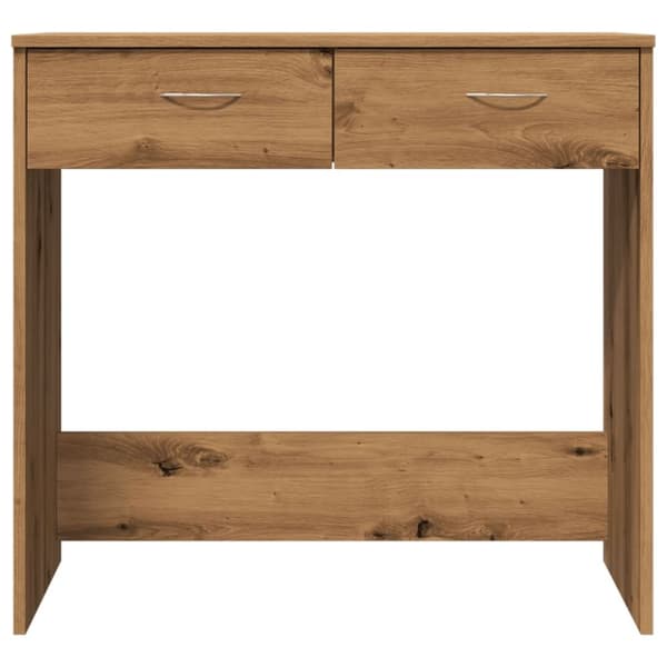 vidaXL skrivebord 80x40x75 cm konstrueret træ kunsteg