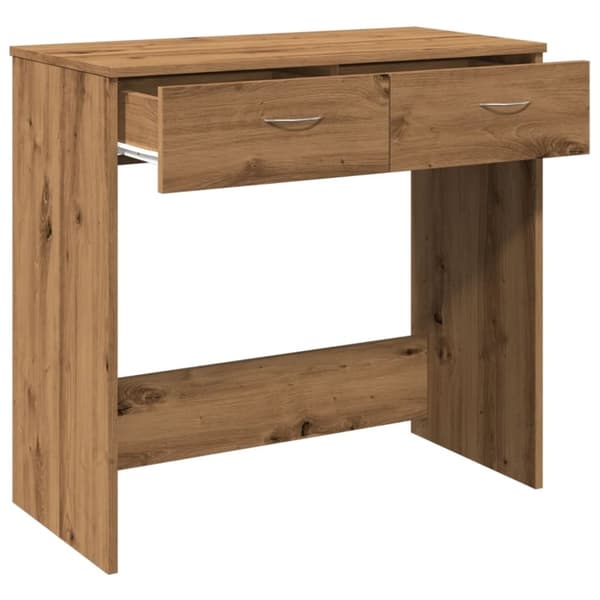 vidaXL skrivebord 80x40x75 cm konstrueret træ kunsteg