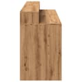 Miniatyrbilde 8 av 11: vidaXL Skrivebord med LED-lys artisan eik 160x55x91 cm konstruert tre