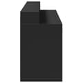 Miniatyrbilde 8 av 11: vidaXL Skrivebord med LED-lys svart 160x55x91 cm konstruert tre