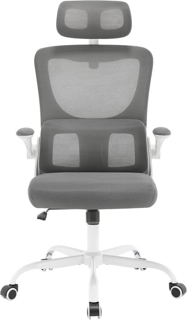 Rootz Ergonominen toimistotuoli - Pöytätuoli - Kääntötuoli - Elastinen verkko - Rinnetuki - 62cm x (116-123,5)cm x 69,5cm