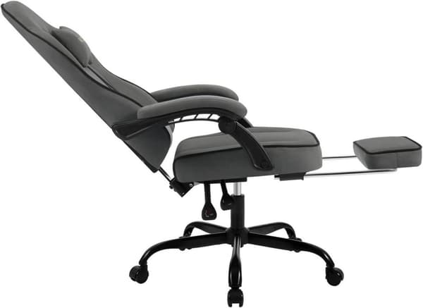 Rootz Ergonominen korkeaselkäinen pelituoli - Tietokonetuoli - Toimistopöytätuoli - Taskujousitettu istuin - 63,5 cm x 117,5 cm x 60 cm