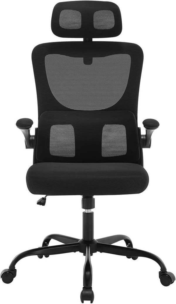 Rootz Ergonominen toimistotuoli - Kääntyvä tuoli - Pöytätuoli - Rinnetuki - 62cm x (116-123,5cm) x 69,5cm