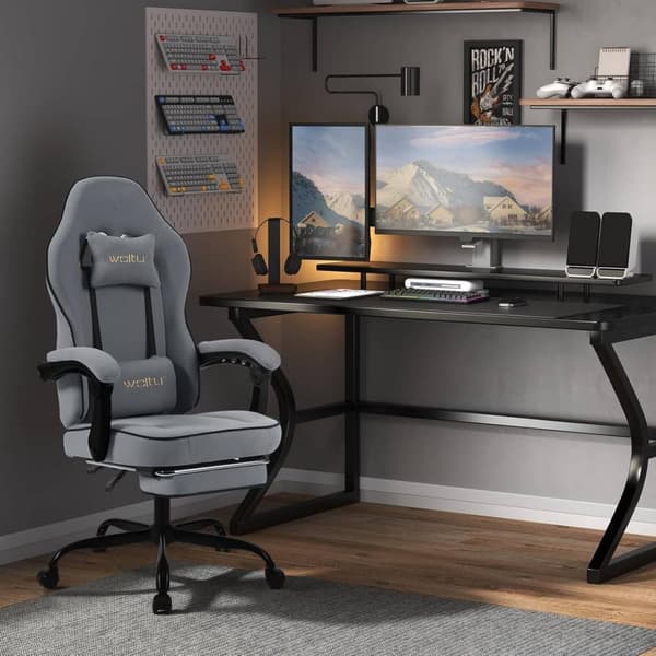 Rootz pelituoli - korkea selkänojallinen työtuoli - verkkokangas - leveä pehmustettu istuin - ergonominen muotoilu - 63,5 cm x (117,5-125,5 cm) x 60 c