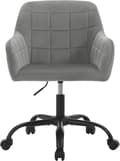 Pikkukuva 8 / 8: Rootz Ergonominen toimistotuoli - Velvet pöytätuoli - Kääntyvä tuoli - High Density Foam - Säädettävä korkeus - 58cm x (77-85cm) x 60,5cm