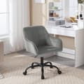 Pikkukuva 2 / 8: Rootz Ergonominen toimistotuoli - Velvet pöytätuoli - Kääntyvä tuoli - High Density Foam - Säädettävä korkeus - 58cm x (77-85cm) x 60,5cm