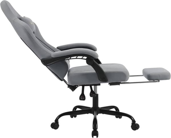 Rootz Massage Gaming Stol - Lændestøtte - Åndbart Mesh - Ergonomisk design - 64cm x 127cm x 54cm