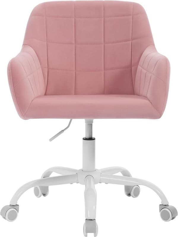 Rootz Kontorstol - Ergonomisk skrivebordsstol - Drejestol - Højdensitetsskum - Fløjl - Højdejusterbar - 58 cm x (77-85 cm) x 60,5 cm