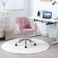 Miniatyrbillede 7 af 8: Rootz Velvet Kontorstol - Skrivebordsstol - Drejestol - Ergonomisk design - Justerbar højde - 61cm x 90cm x 56cm