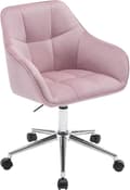 Miniatyrbillede 1 af 8: Rootz Velvet Kontorstol - Skrivebordsstol - Drejestol - Ergonomisk design - Justerbar højde - 61cm x 90cm x 56cm