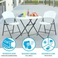 Miniatyrbilde 4 av 6: Sidebord Lifetime Hvit 83,5 x 73,5 x 83,5 cm Stål Plast