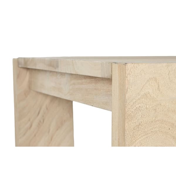 Middagsbord Home ESPRIT Naturell Treverk av mangotre 160 x 80 x 77 cm