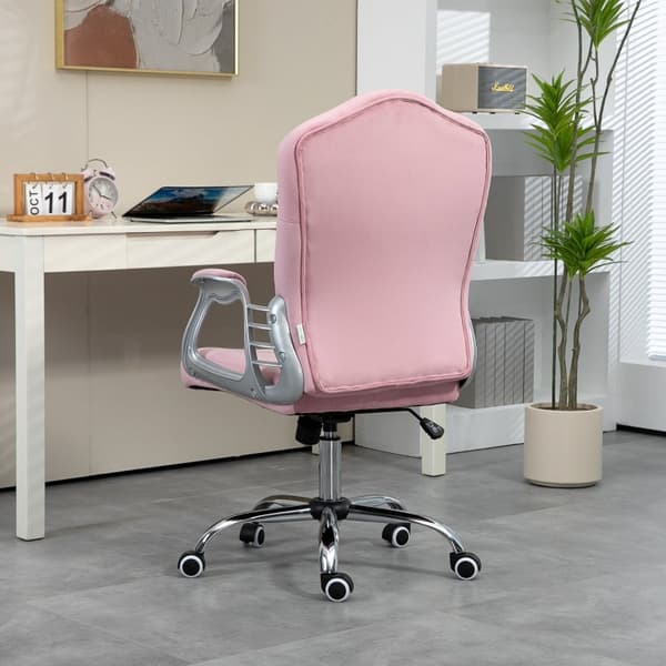 Rootz Ergonomic Office Chair - Skrivebordsstol - Drejestol - Fløjlsstof - Ekstra tyk polstring - Liggende funktion - 61cm x 61cm x 104-114cm