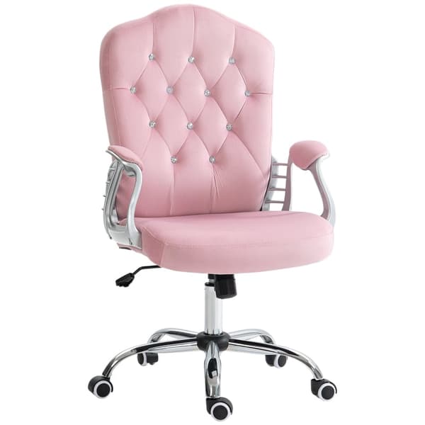 Rootz Ergonomic Office Chair - Skrivebordsstol - Drejestol - Fløjlsstof - Ekstra tyk polstring - Liggende funktion - 61cm x 61cm x 104-114cm
