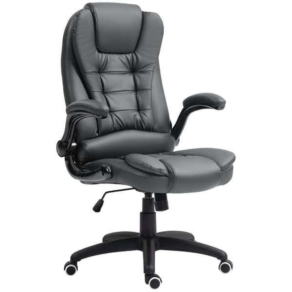 Rootz Executive Chair - Computerstol - Kontorstol - Kunstlæder - Justerbar højde - 60cm x 69cm x 111-121cm
