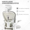 Miniatyrbillede 4 af 11: Rootz Kontorstol - Computerstol - Arbejdsstol - Ergonomisk design - 62cm x 64cm x 112-120cm