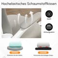 Miniatyrbillede 10 af 11: Rootz Kontorstol - Computerstol - Arbejdsstol - Ergonomisk design - 62cm x 64cm x 112-120cm