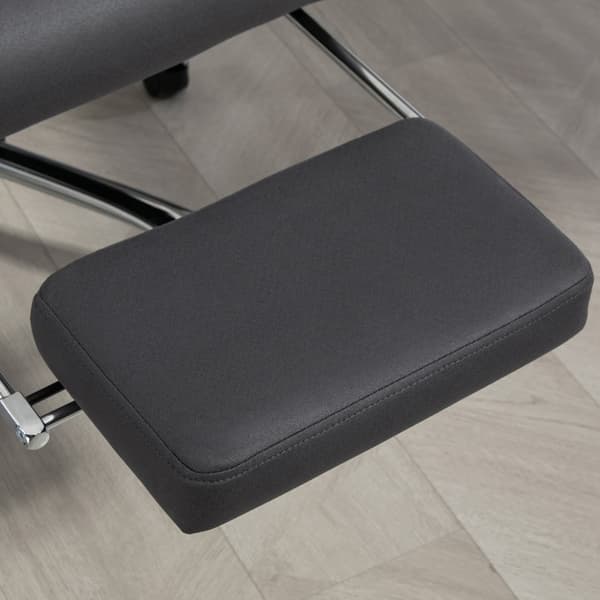 Rootz Massage Kontorstol - Computerstol med lændevarme - Hvilestol - Mikrofiberstof - 65cm x 74cm x 119cm