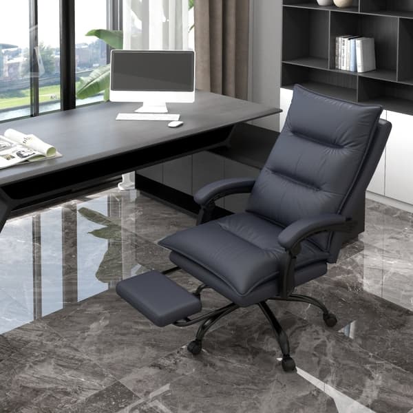Rootz Massage Kontorsstol - Ergonomisk datorstol - Vibrationsmassage - Uppvärmt svankstöd - 66cm x 74cm x 114-121,5cm