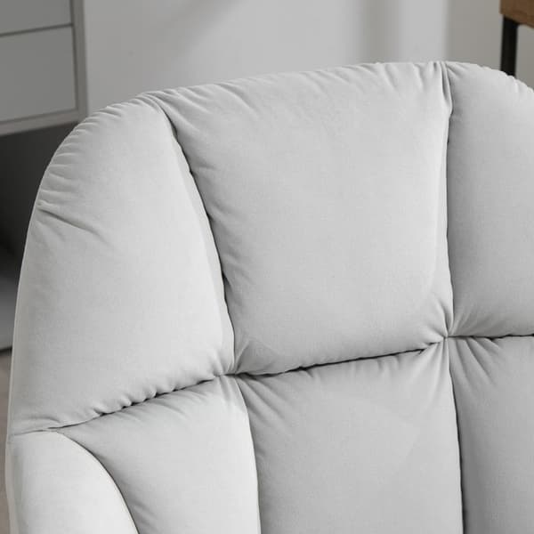 Rootz Kontorstol - Drejelig Skrivebordsstol - Ergonomisk siddeplads - Plys polstring - 58cm x 58,5cm x 78-86cm